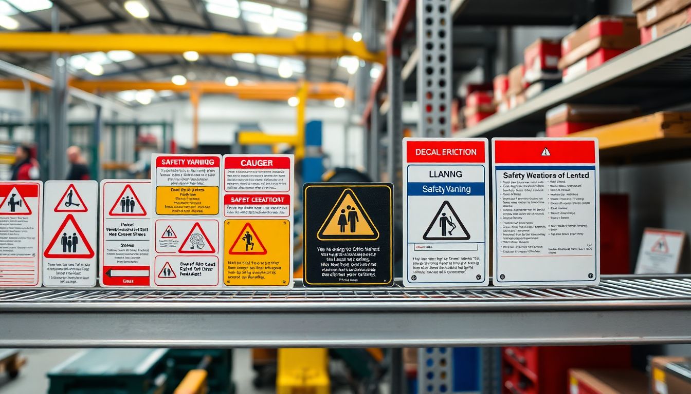 Etiquetas de Advertencia de Seguridad